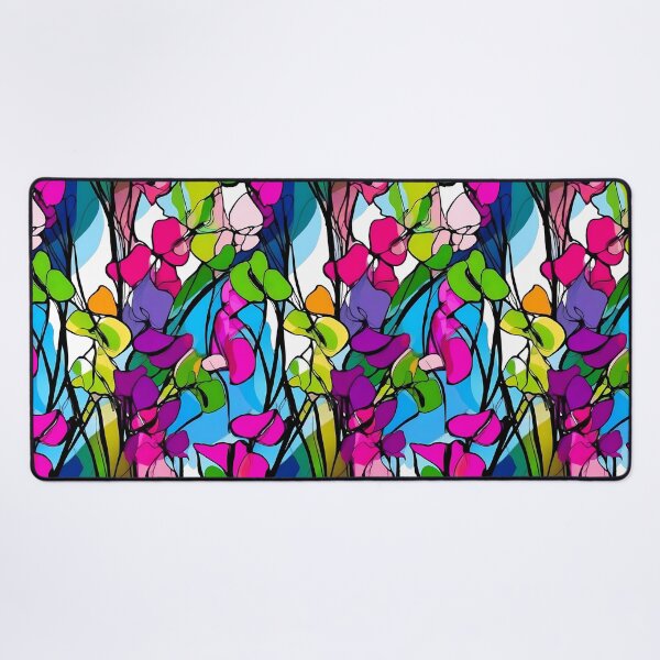 Aperçu de l'œuvre Doux Pois Fleur Art Abstrait Floral Coloré Lumineux créée et vendue par Pannyyy.