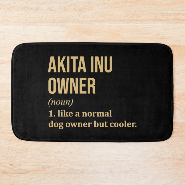 Item preview, Akita Inu Dog Owner Definition in Gold designed and sold by XCIV.