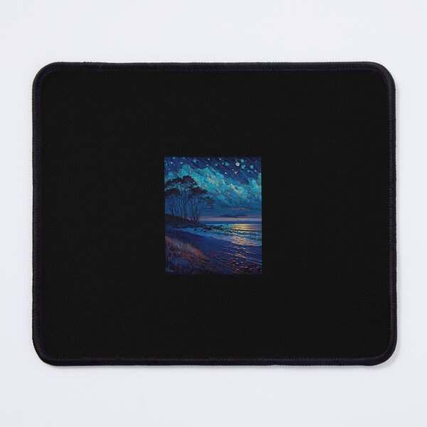 Item preview, Artwork Starry Night Over Sea Shore designed and sold by JaidenAgile.