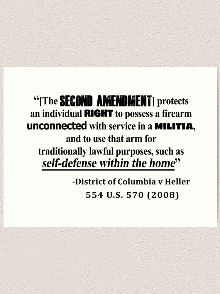 DC v Heller Second Amendment Case Law