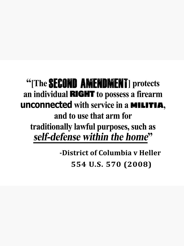 DC v Heller Second Amendment Case Law