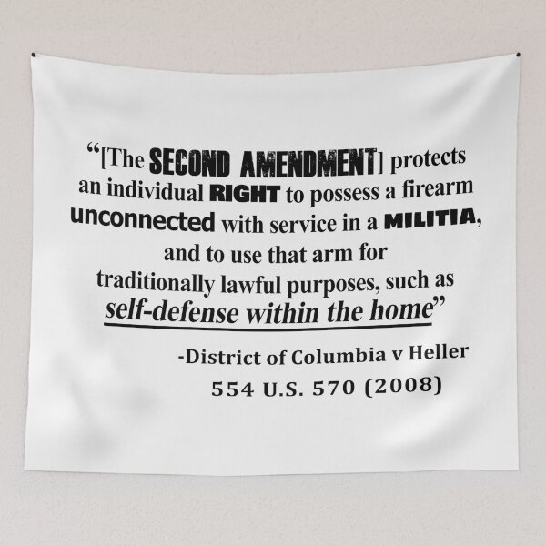 Item preview, DC v Heller Second Amendment Case Law designed and sold by allhistory.