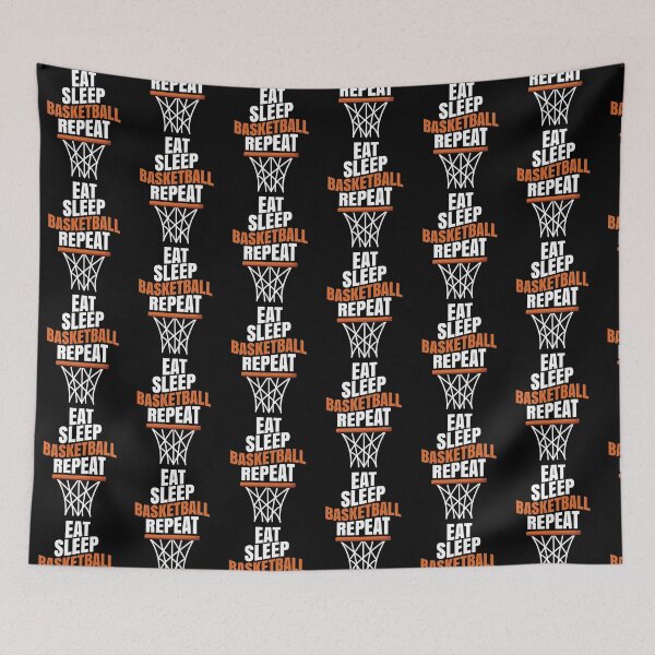 Item preview, Eat Sleep Repeat Basketball Player Basket Team designed and sold by Pubi.