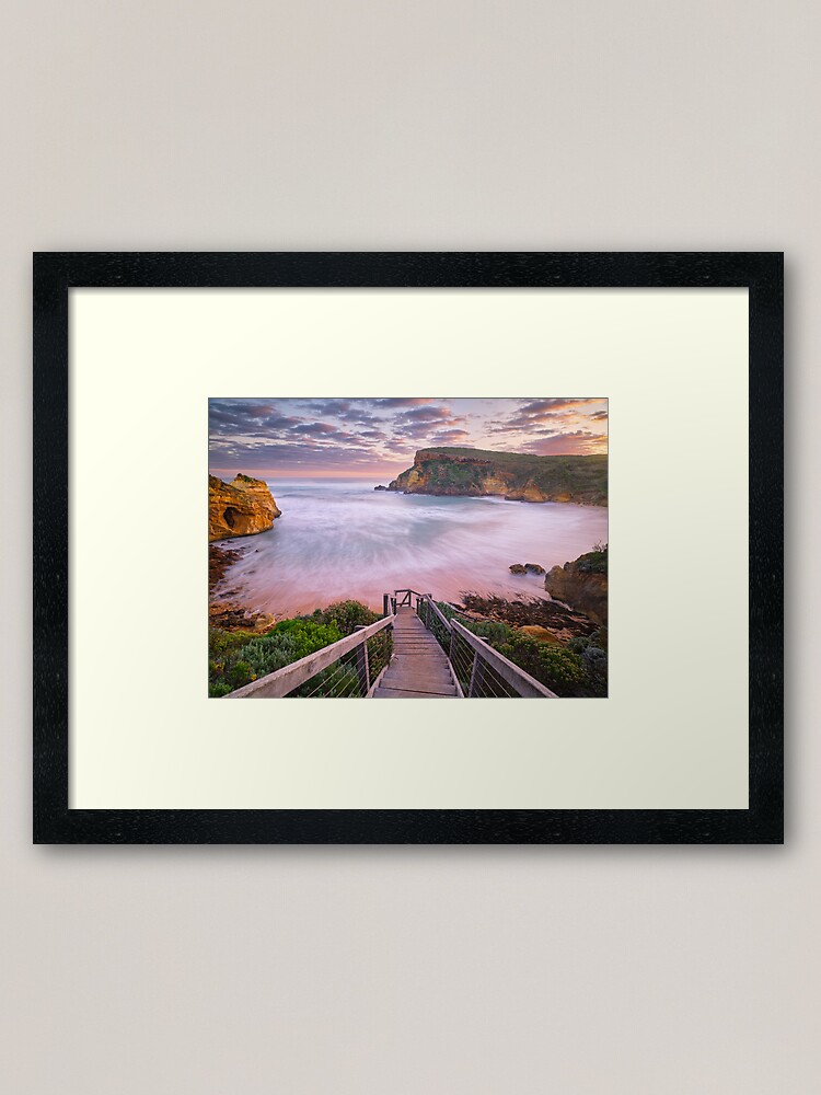 Thumbnail 1 of 7, Framed Art Print, Childers Cove, Warrnambool, Victoria, Australia designed and sold by Chockstone.