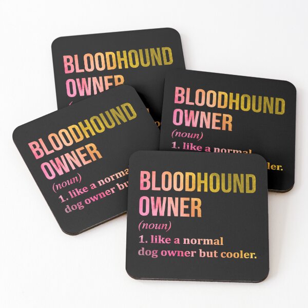 Artikelvorschau, Definition des Bloodhound-Hundebesitzers in Aquarell entworfen und verkauft von XCIV.