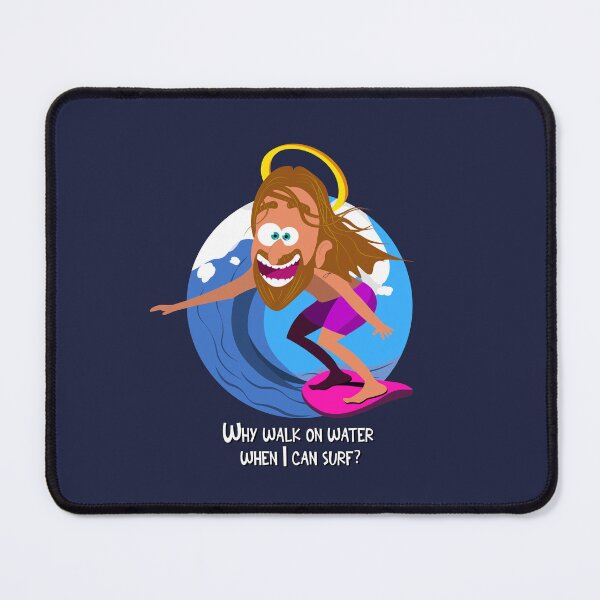 Item preview, Surfing Jesus designed and sold by giovanni monasta.