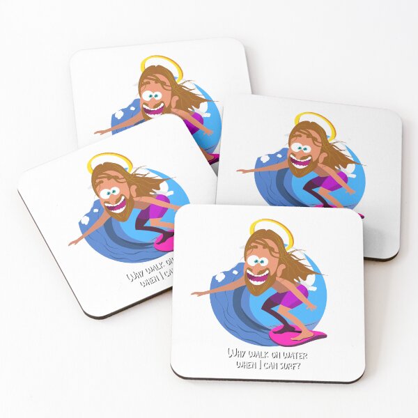 Item preview, Surfing Jesus  designed and sold by giovanni monasta.