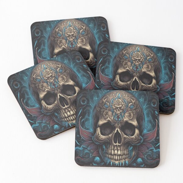 Item preview, Metalhead Skull  designed and sold by YenYen Lab.