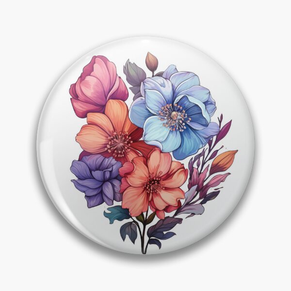 Item preview, Colorful Flower designed and sold by wooramsol.