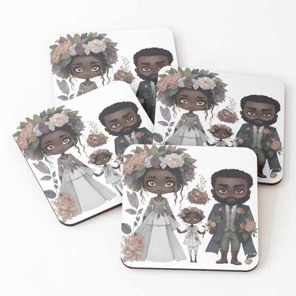 Item preview,  The wedding, bride and groom in flower theme designed and sold by Piniatá P.
