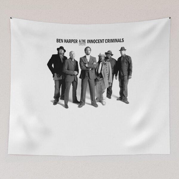 Item preview, Bén Music Hárpér and The Innocent Criminals designed and sold by ChicArtSlow.