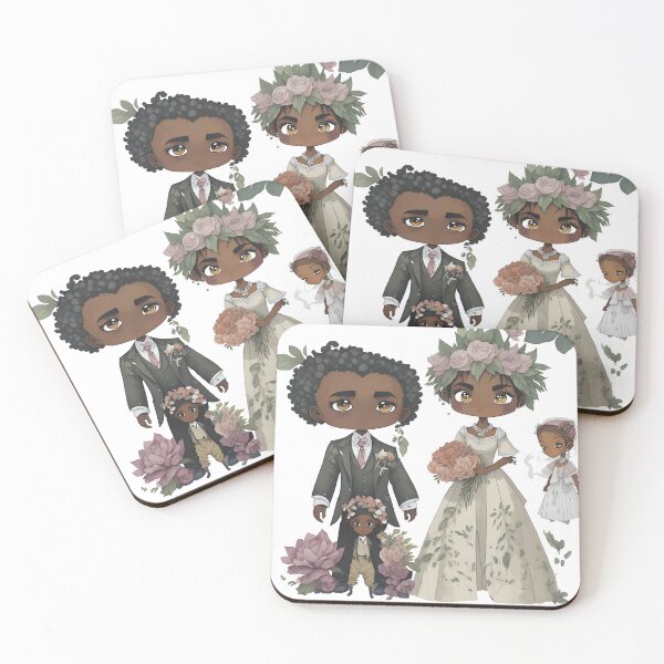Item preview, The wedding, bride and groom in flower theme designed and sold by Piniatá P.