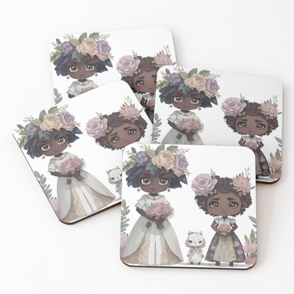 Item preview, The wedding, bride and groom in flower theme designed and sold by Piniatá P.