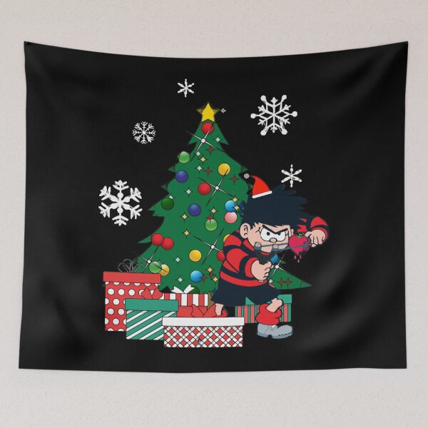 Item preview, Dennis The Menace Around The Christmas Tree designed and sold by FashionsSnide.