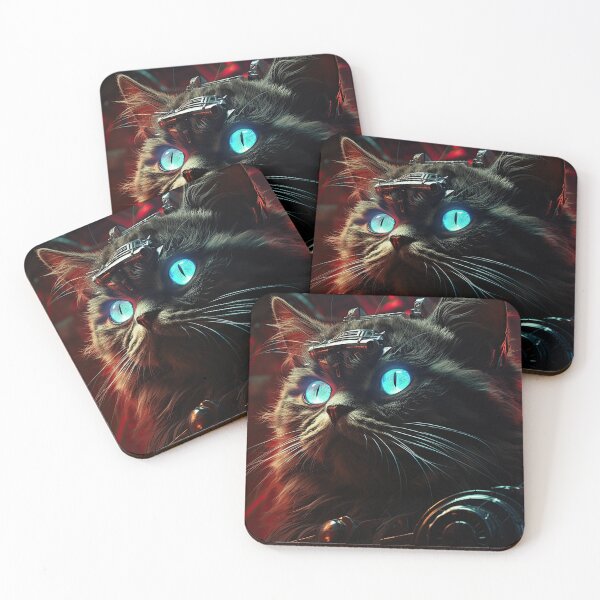 Item preview, Glowing Eyes Cat designed and sold by wooramsol.