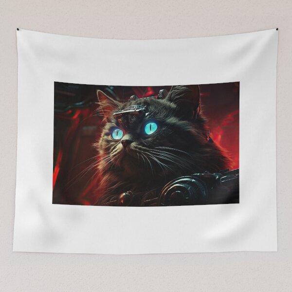 Item preview, Glowing Eyes Cat designed and sold by wooramsol.