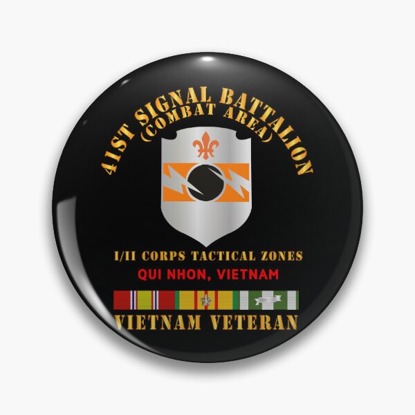 Item preview, Army - 41st Signal Bn Combat Area VN Vet w SVC Ribbon - Qui NhonX 300 designed and sold by Military Insignia Products.