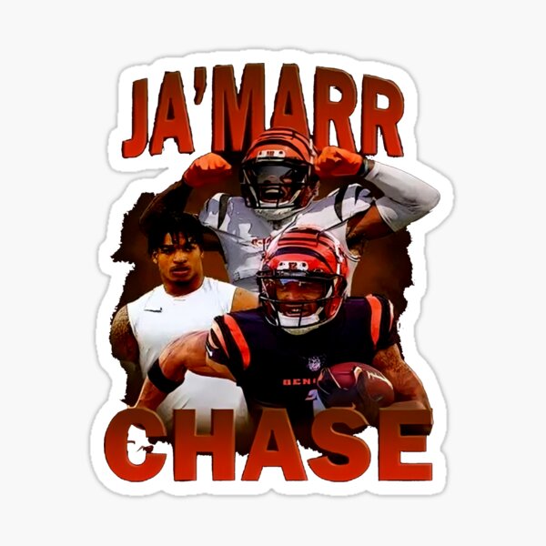 Ja'Marr Chase Back-To Sticker for Sale by RatTrapTees