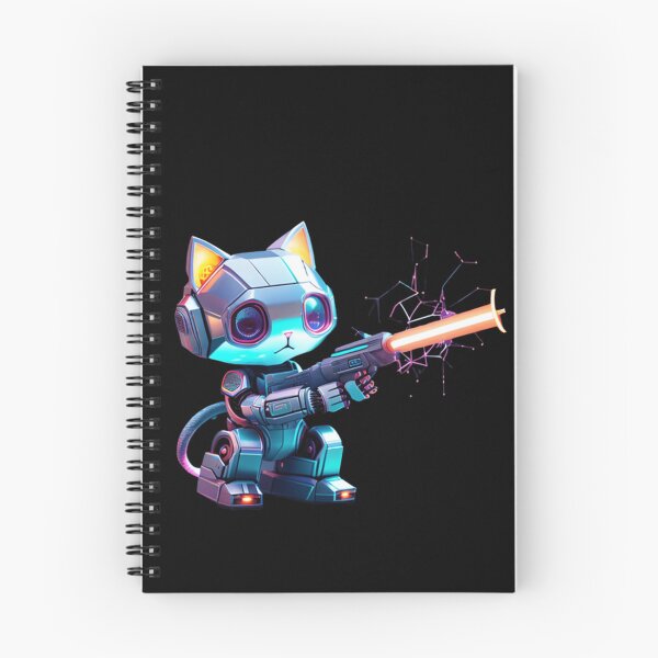 Item preview, Colorful Neon cute Robot Kitty 06 designed and sold by Coverex.