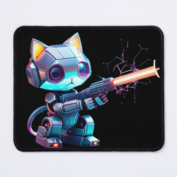 Item preview, Colorful Neon cute Robot Kitty 06 designed and sold by Coverex.