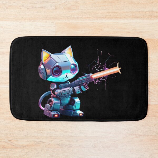 Item preview, Colorful Neon cute Robot Kitty 06 designed and sold by Coverex.