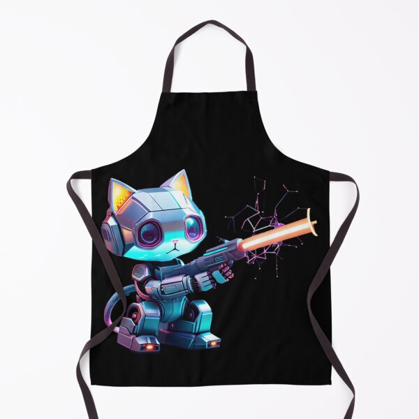 Item preview, Colorful Neon cute Robot Kitty 06 designed and sold by Coverex.