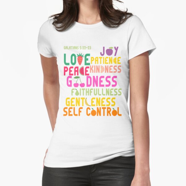 Item preview, Fruit of the Spirit Christian Graphic Tee Shirt Uplifting  designed and sold by DesIndie.