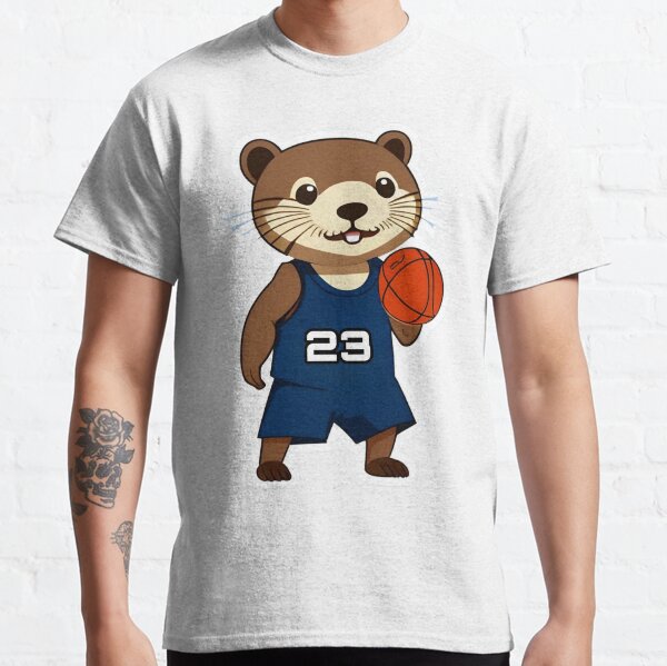 Basketball Whiz: Otter Dribbles to Victory Classic T-Shirt