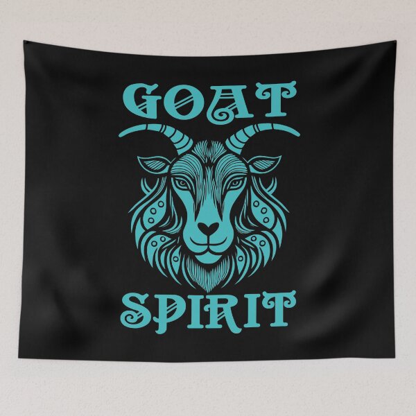 Item preview, Goats Spirit - Turquoise designed and sold by Soulemotion.