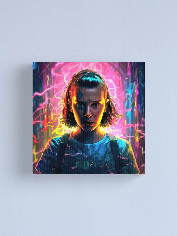 Disover Stranger Things Electric Eleven Abstract Design  | Canvas Print