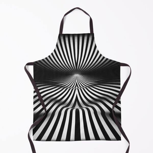 Item preview, Stripes conquering the Horizon - Black and White Interference - Opt Art designed and sold by JoanNinjaHen.