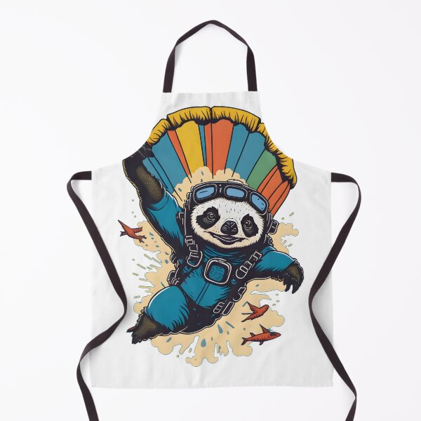 Item preview, Funny skydiver - sloth designed and sold by BearsAndSkulls.