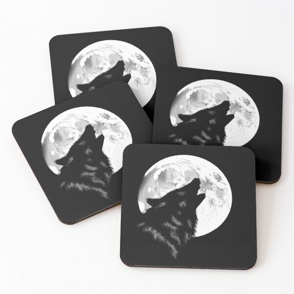 Item preview, Howling wolf in Black and White designed and sold by AtlantisApparel.