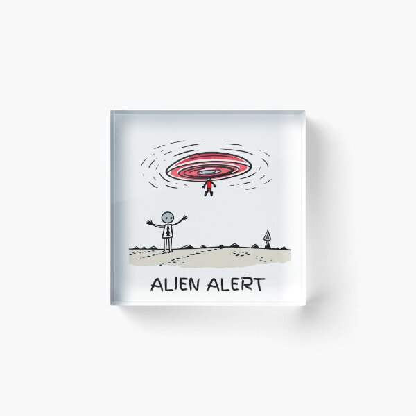 Item preview, alien alert designed and sold by normal-design.