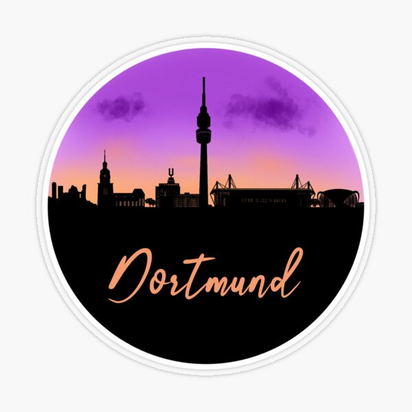 Dortmund Skyline (Fineline) Sticker by TeamMatschke