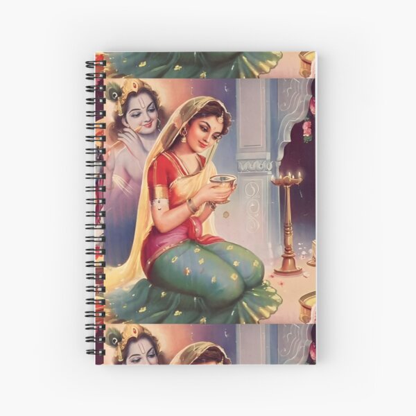 Radha Spiral Notebooks For Sale | Redbubble