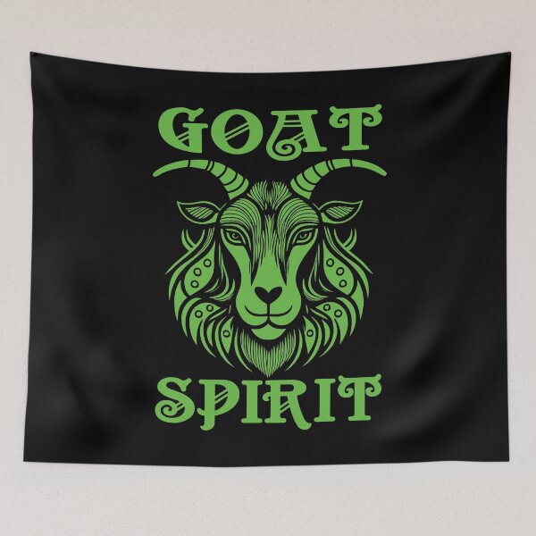 Item preview, Goats Spirit - Green 3 designed and sold by Soulemotion.