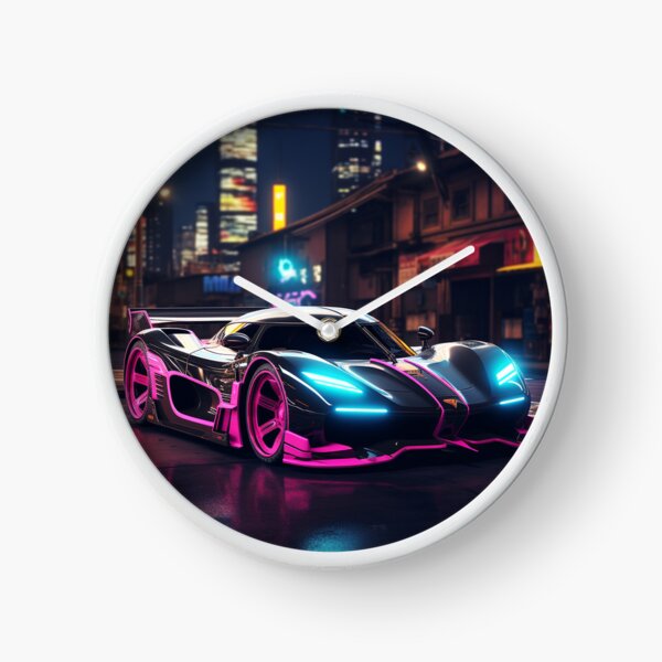 Cyberpunk Wallpaper 4K, McLaren, Supercars, Neon art