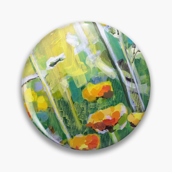Item preview, Yellow flowers in a wild meadow designed and sold by AitmaneART.