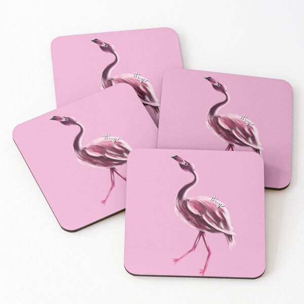 Item preview, Flamingo - pink background designed and sold by Themys24.