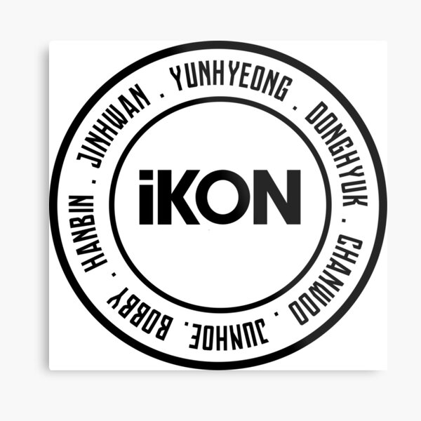 iKON OT7 member Metal Print