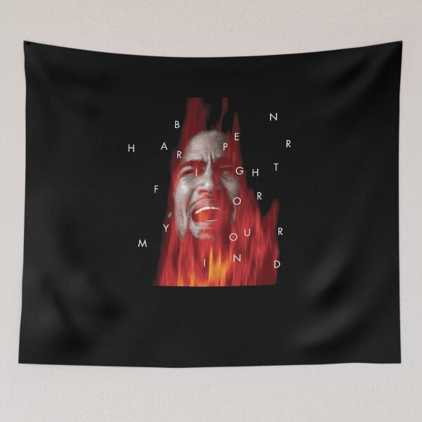 Item preview, Bén Music Hárpér Fight For Your Mind Album Cover. designed and sold by ChicArtSlow.