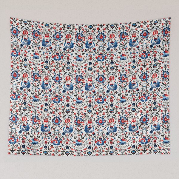 Item preview, Retro design reminiscent of traditional Austrian patterns designed and sold by Pflugart.