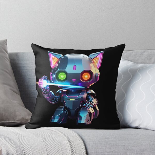 Item preview, Colorful Neon cute Robot Kitty 07 designed and sold by Coverex.
