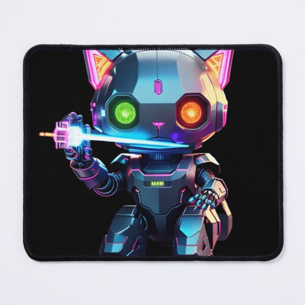 Item preview, Colorful Neon cute Robot Kitty 07 designed and sold by Coverex.