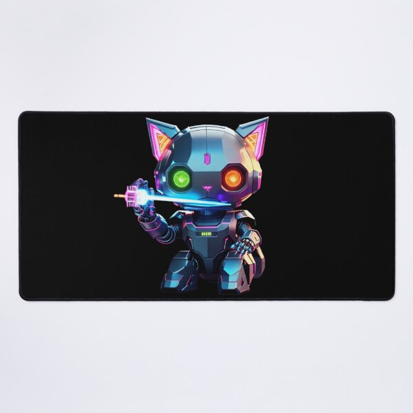 Item preview, Colorful Neon cute Robot Kitty 07 designed and sold by Coverex.
