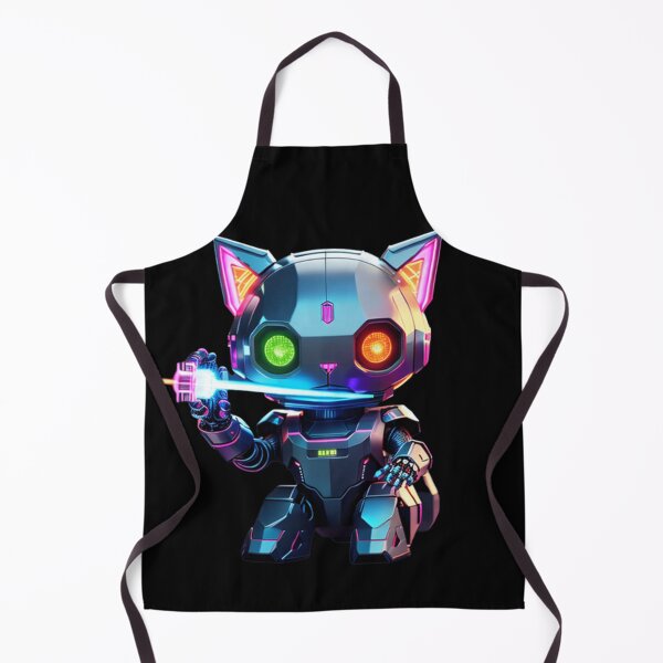 Item preview, Colorful Neon cute Robot Kitty 07 designed and sold by Coverex.