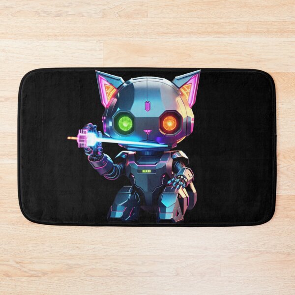 Item preview, Colorful Neon cute Robot Kitty 07 designed and sold by Coverex.