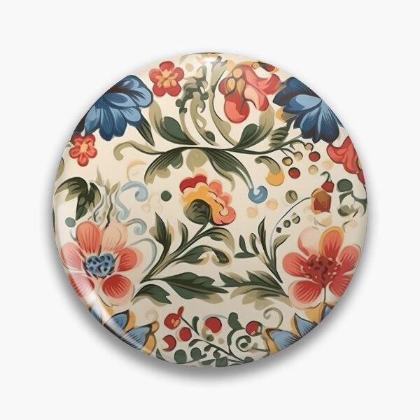 Item preview, Retro design reminiscent of traditional Austrian patterns designed and sold by Pflugart.