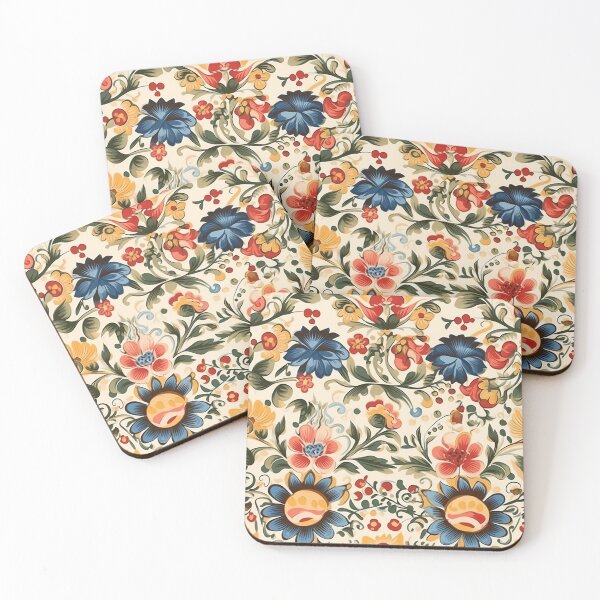 Item preview, Retro design reminiscent of traditional Austrian patterns designed and sold by Pflugart.